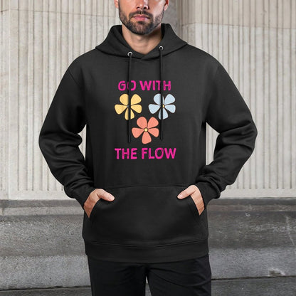 Go With The Flow Hippy T Machine Washable Hoodie