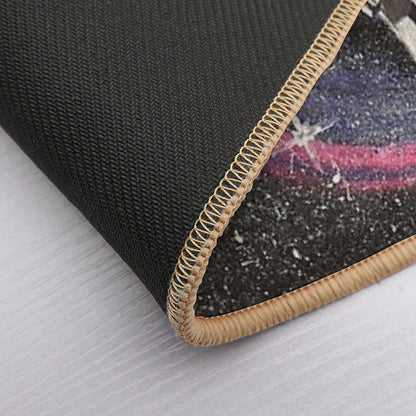 Flying Down The Black Hole  Eco-Friendly Bath Mat