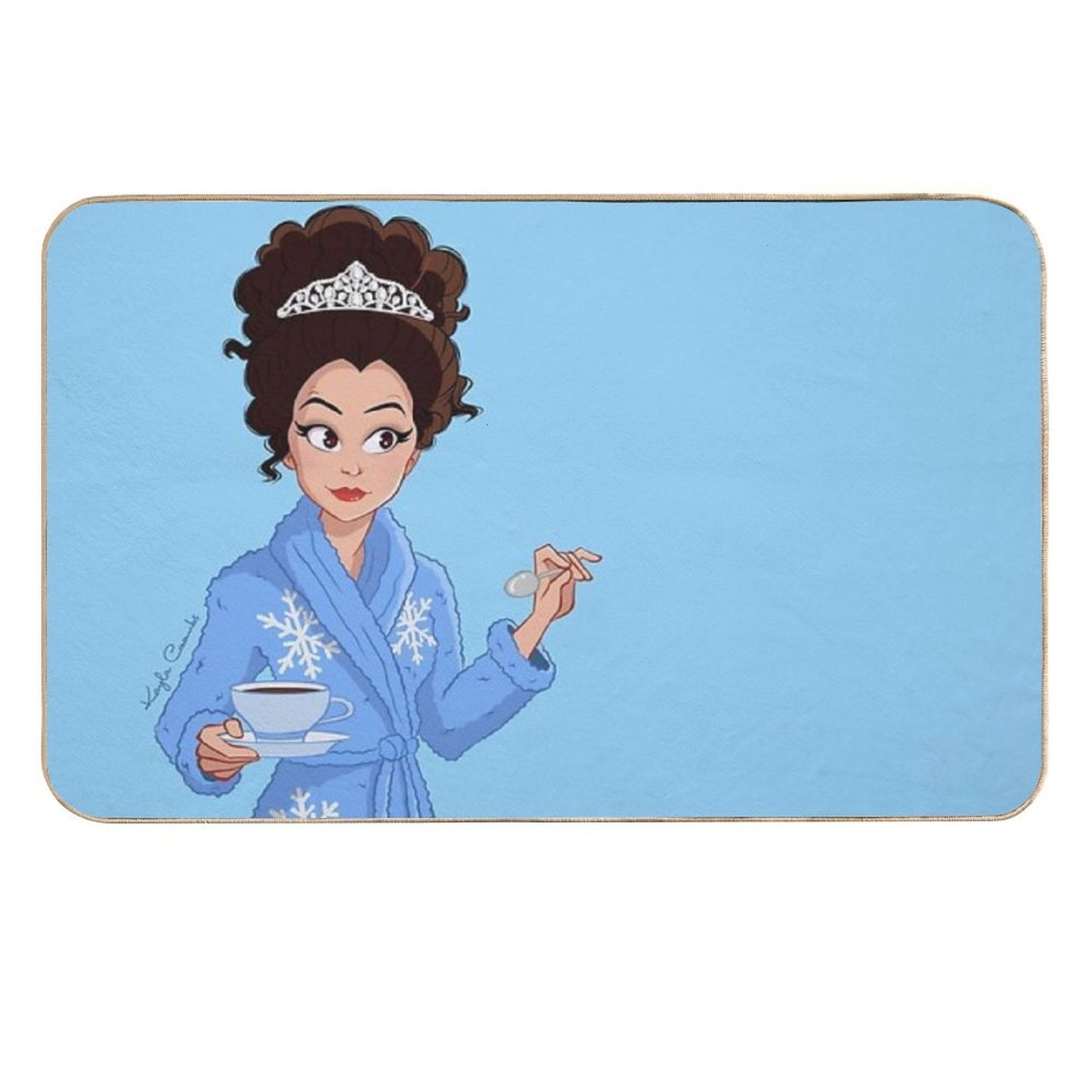 Fran Fine Tiara  Anti-Trip Bath Mat