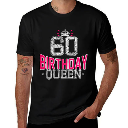 60th Birthday Gift Vintage 1963 Birthday Queen Crown  Lightweight T-Shirt