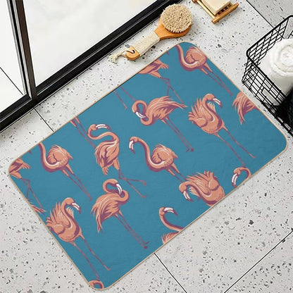 Flamingos  Pet-Safe Bath Mat