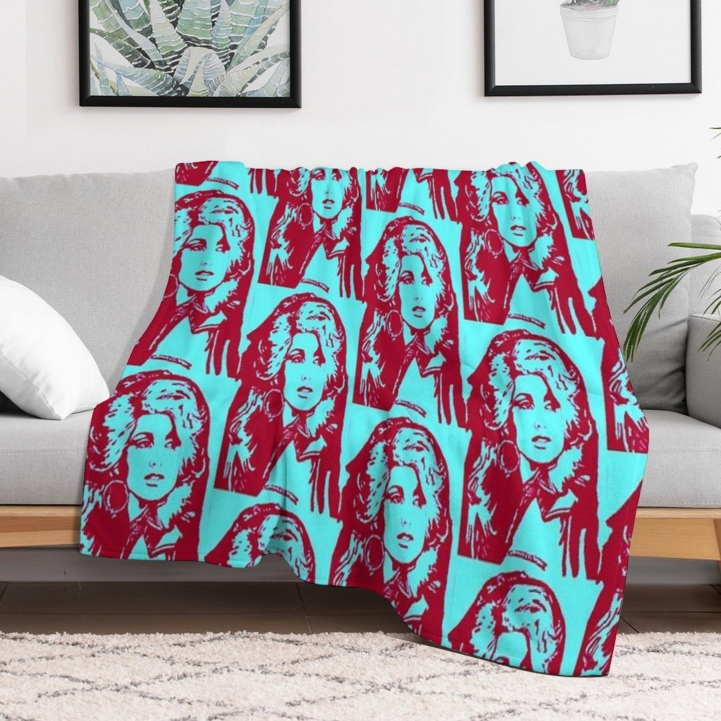 Dolly Machine-washable Throw Blanket