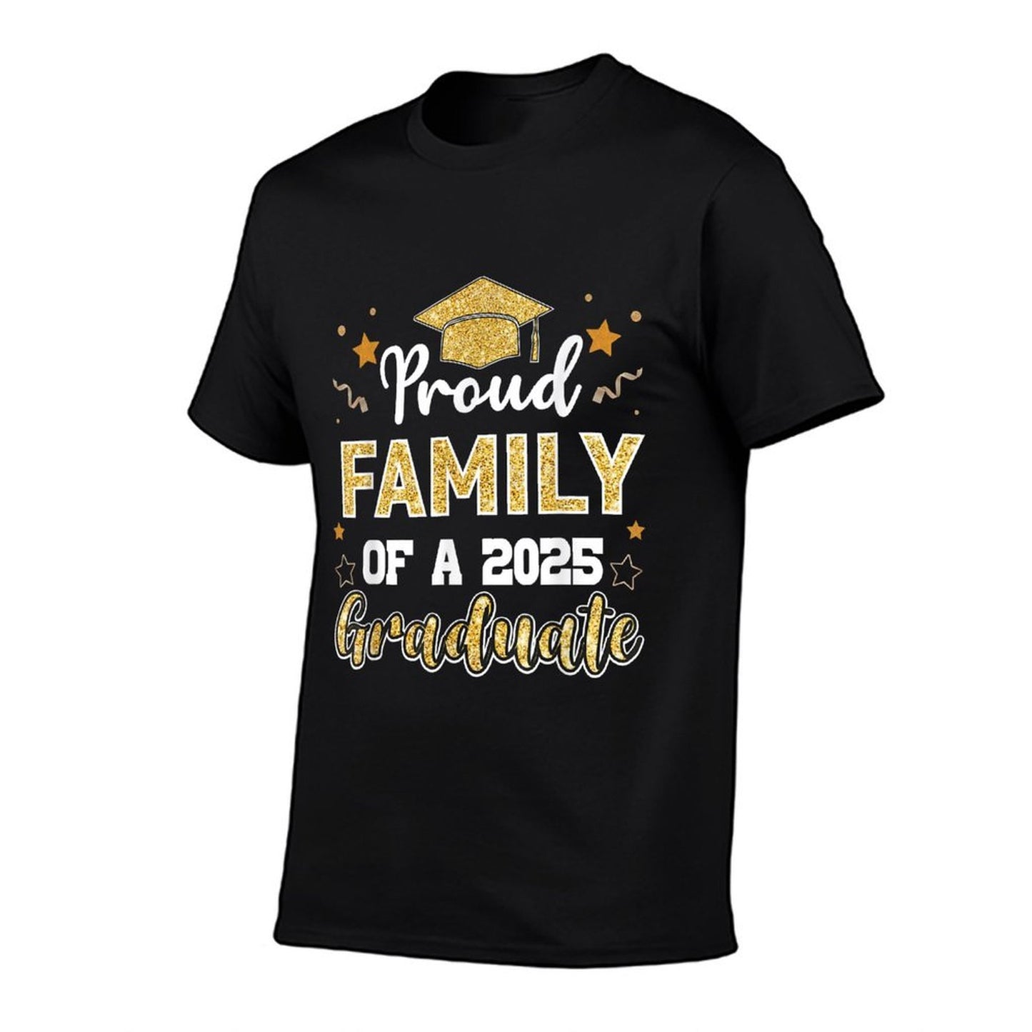 Family Senior 2025 Proud Family Of A Class Of 2025 Graduate  Eco-friendly Material T-Shirt