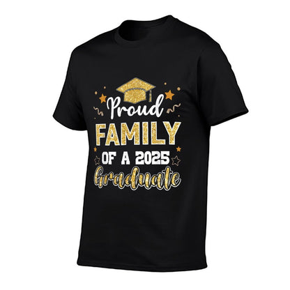 Family Senior 2025 Proud Family Of A Class Of 2025 Graduate  Eco-friendly Material T-Shirt