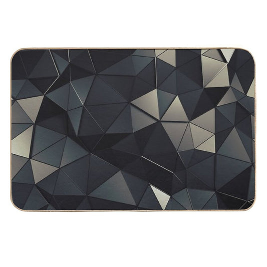 Polygon Noir  Multi-Purpose Bath Mat