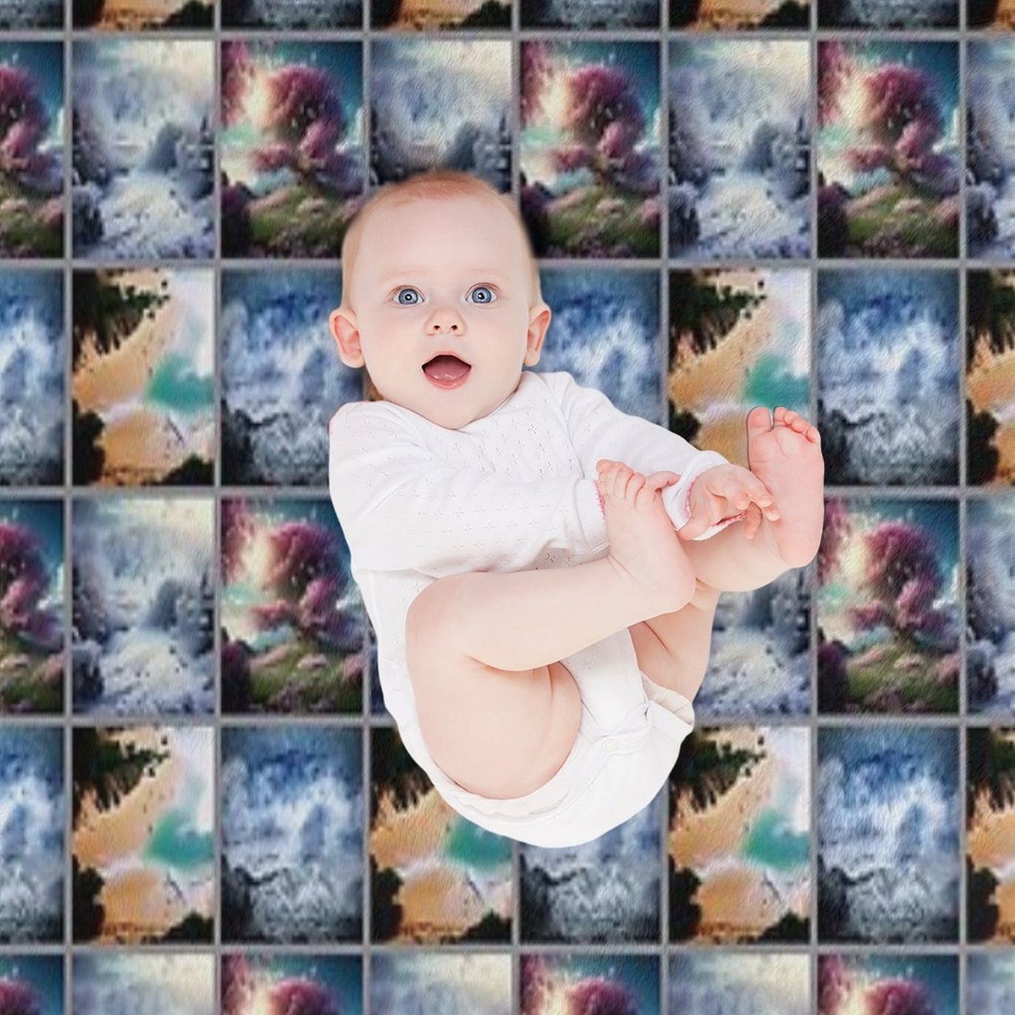 Ocean Through The Seasons Lightweight Throw Blanket