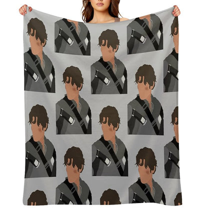 Bellamy The Heart Quick-dry Throw Blanket