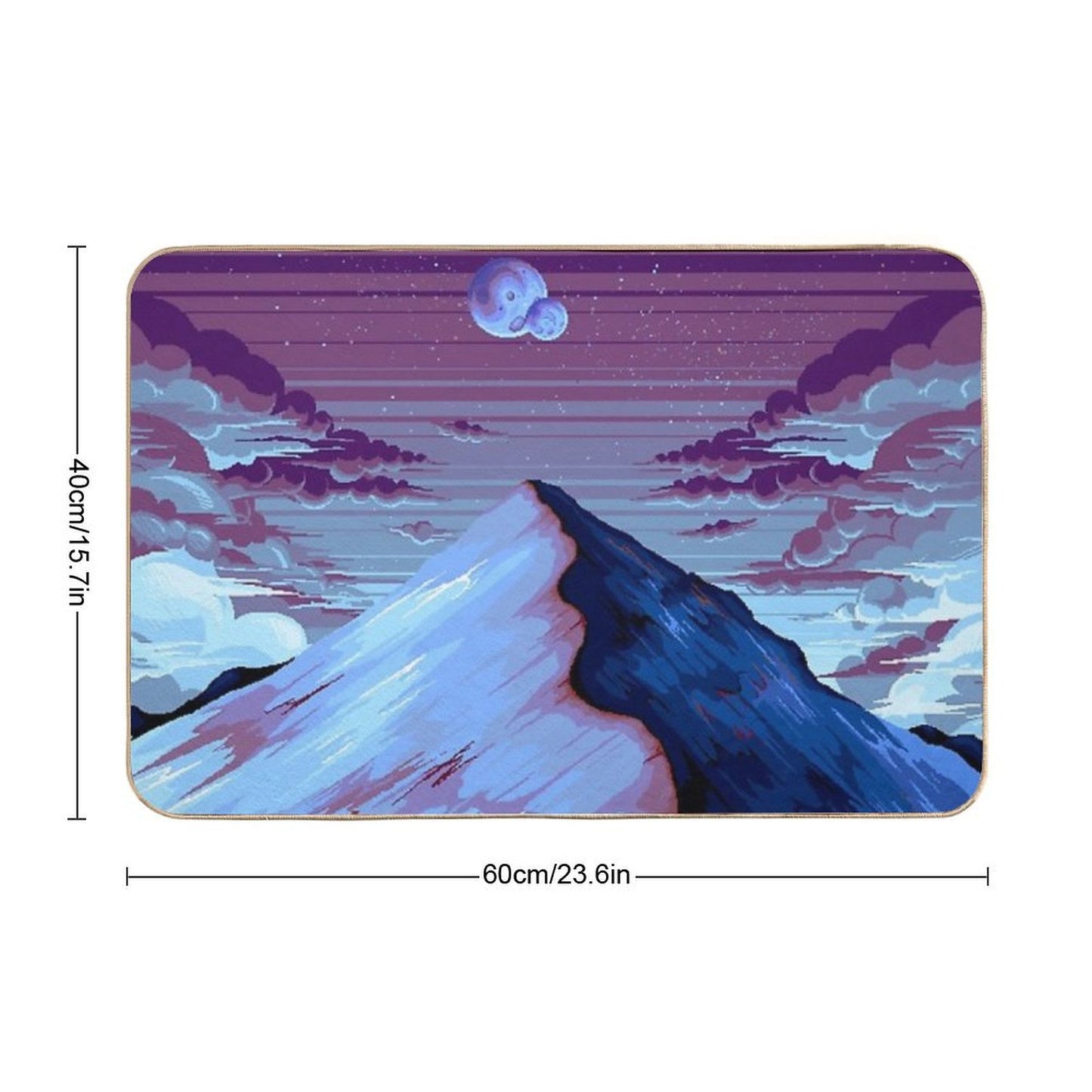 Mountain  Eco-Friendly Bath Mat