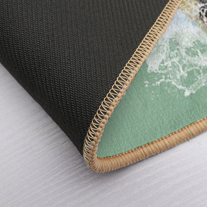 Mary Tracy - Jumping Walleye  Repositionable Bath Mat