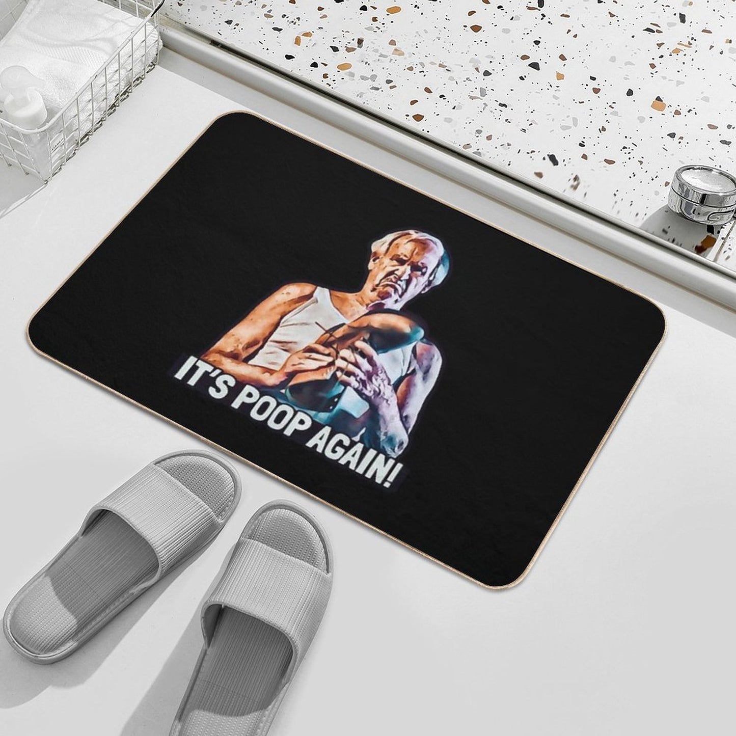 “It’s Poop Again!” Billy Madison  Easy To Clean Bath Mat