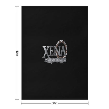 Battered Logo Xena Premium Throw Blanket