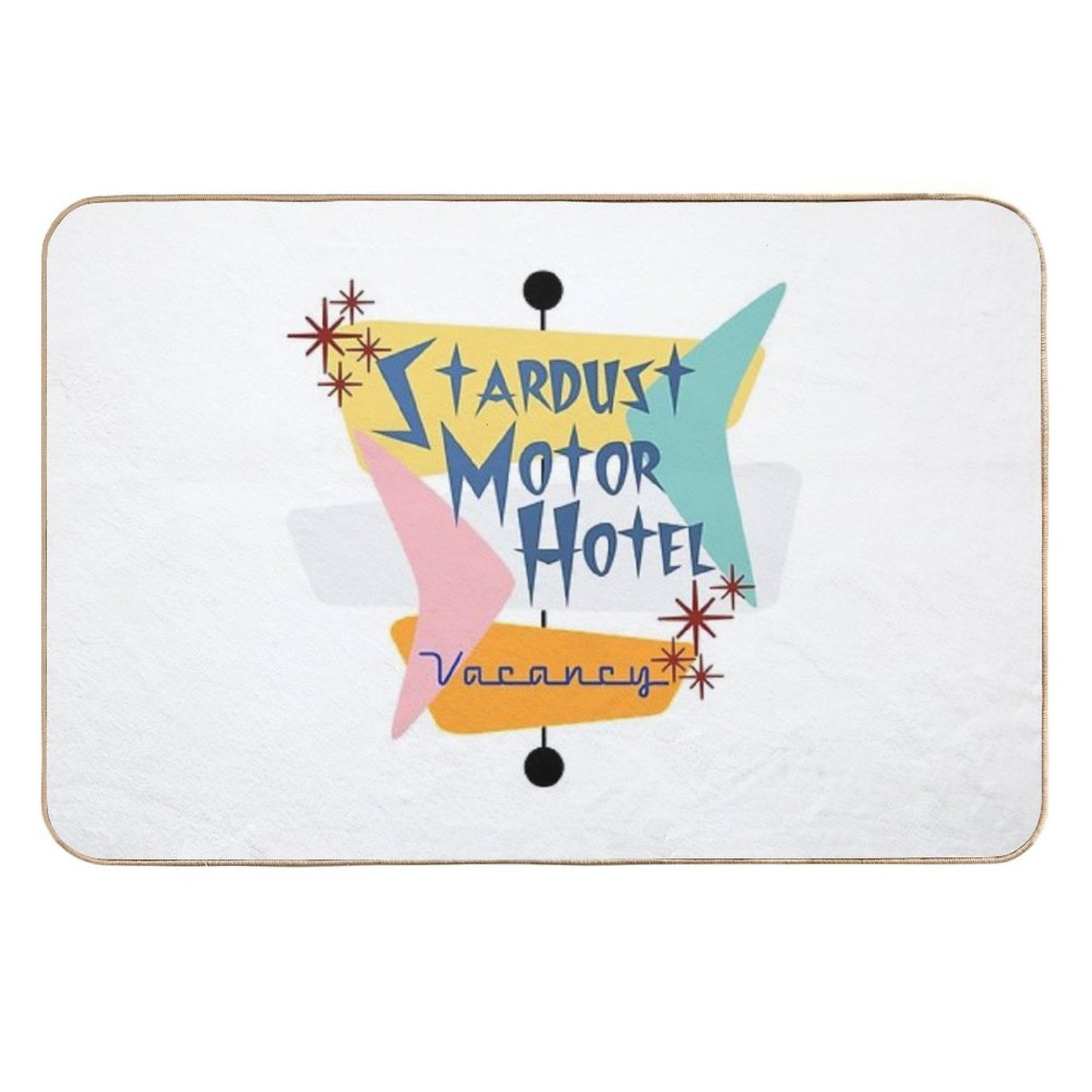 Stardust Motor Hotel  Anti-Trip Bath Mat