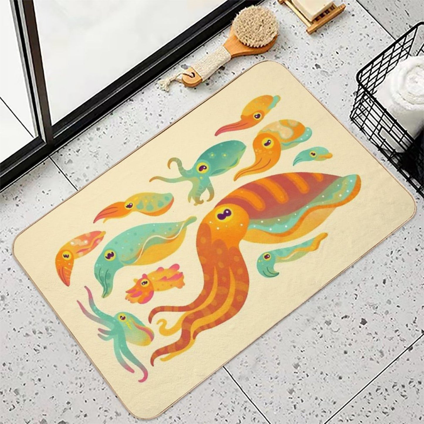 Cuttlefish  Stain-Proof Bath Mat