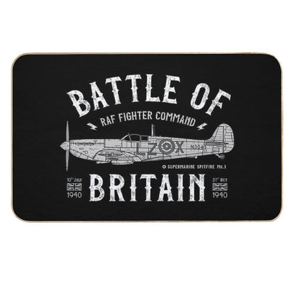Battle of Britain - Spitfire  Pet-Safe Bath Mat