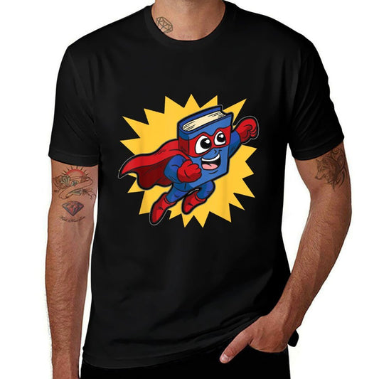 Super Hero Book For Kindergarten Kids Who Read And Write  Oversized Silhouette T-Shirt