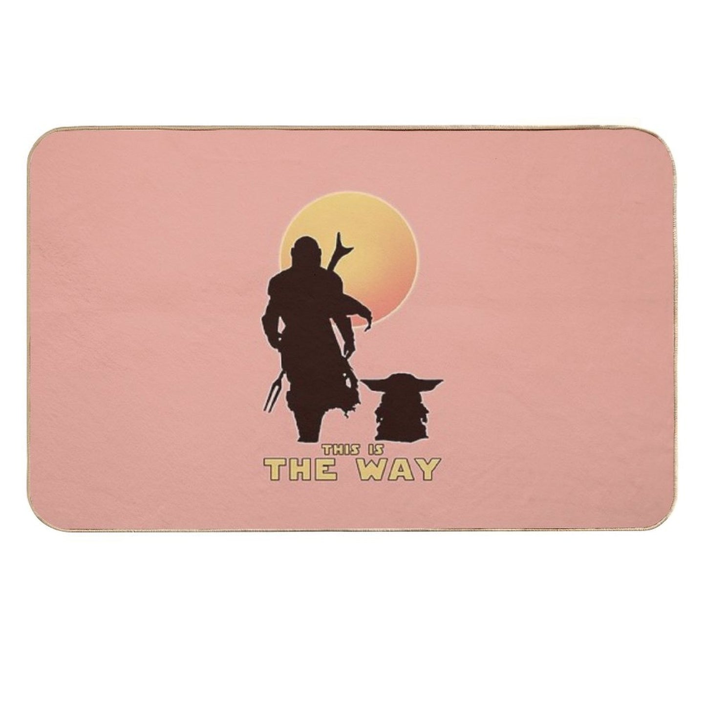 This Is The Way  Repositionable Bath Mat