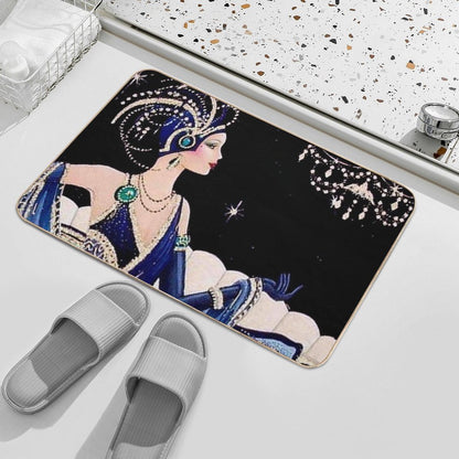 FLAPPER  Vintage 1939 Fashion Magazine Advertising Print  Easy Maintenance Bath Mat