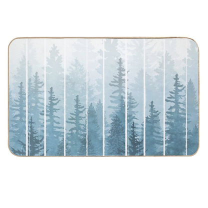 Grunge Dripping Turquoise Misty Forest  Versatile Bath Mat