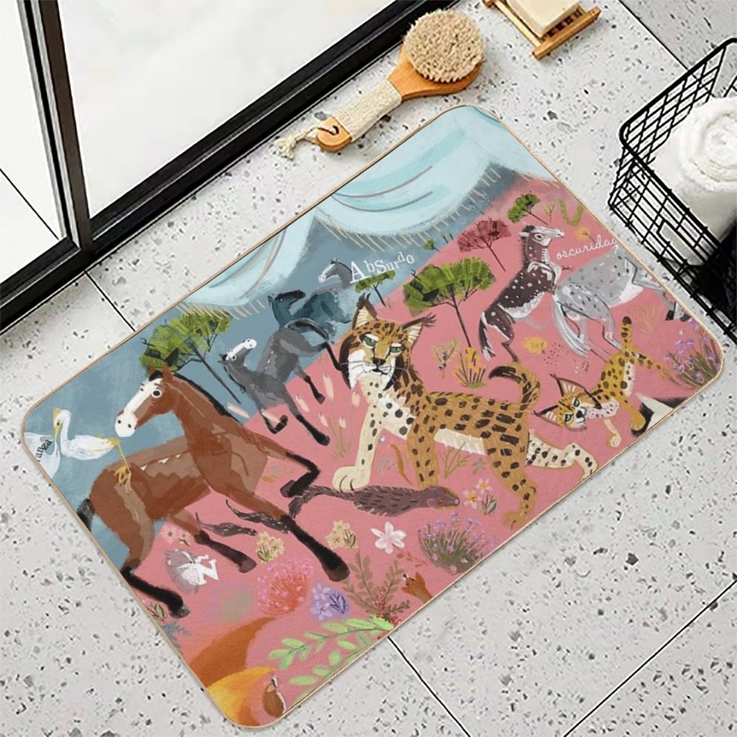 Paradise before The Fire (SGHN)  Long-Lasting Bath Mat