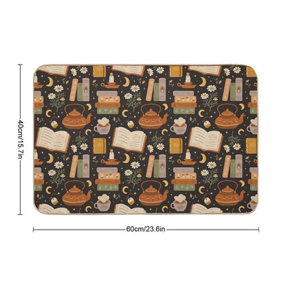 Sweet Bookish Dreams  Stain-Proof Bath Mat