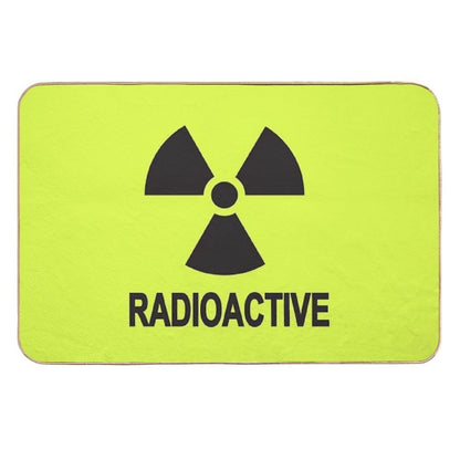 Nuclear Radioactive Sign Funny Partying  Anti-Trip Bath Mat