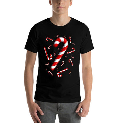 Candy Cane Christmas Candy Matching Family  Soft T-Shirt