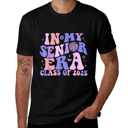 In My Senior Era Class of 2025 Groovy Senior 2025 Graduation  Moisture-wicking T-Shirt
