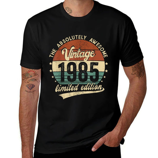 Vintage 1985 Limited Edition 40 Year Old 40th Birthday  Trendy Pattern T-Shirt