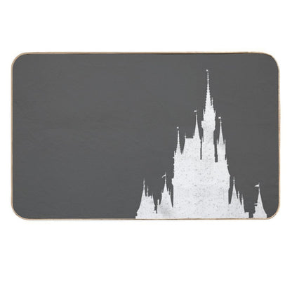 Magic Castle Silhouette Vintage  Odorless Bath Mat