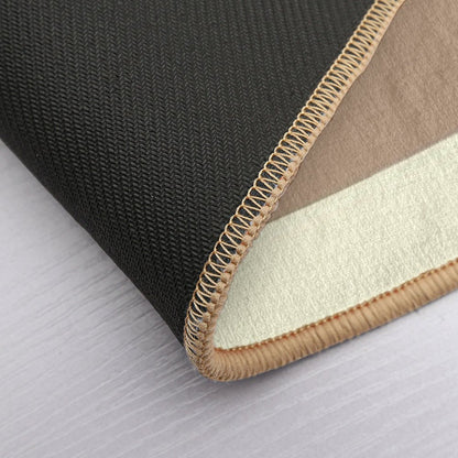 Horizontal Violet Stripes Durable Bath Mat