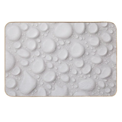 White Water Drops  Non-Slip Bath Mat