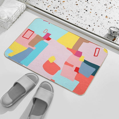 Windows of Possibility #abstractart #painting  Versatile Bath Mat