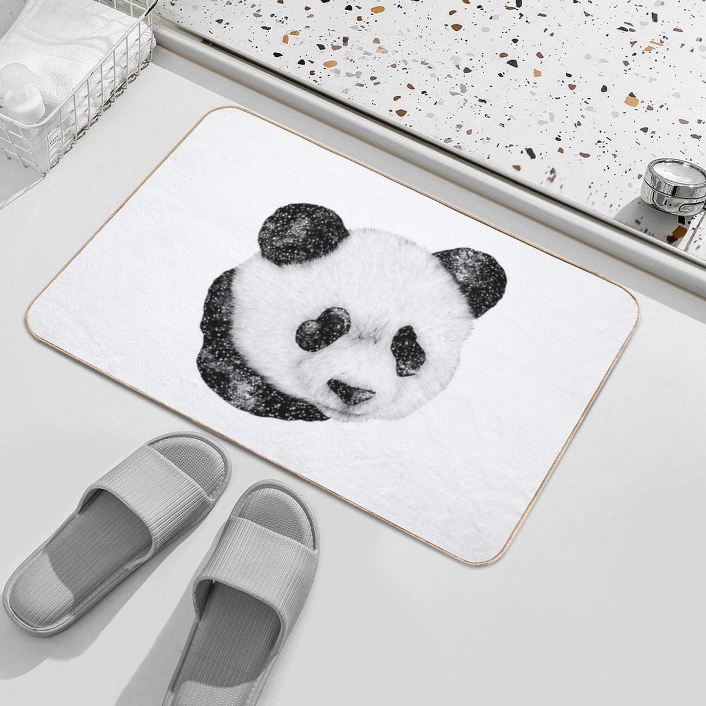 Cosmic Panda  High-Traffic Bath Mat