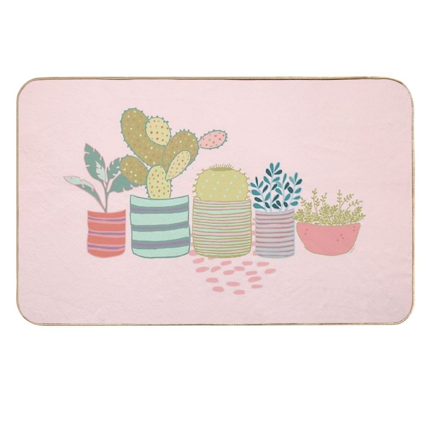 Cactus Toss  Multi-Purpose Bath Mat