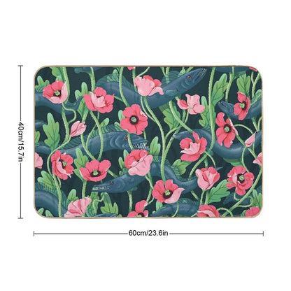 Barracuda - Midnight  Versatile Bath Mat