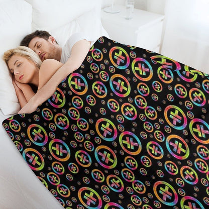 Take That Neon Symbol Premium Throw Blanket