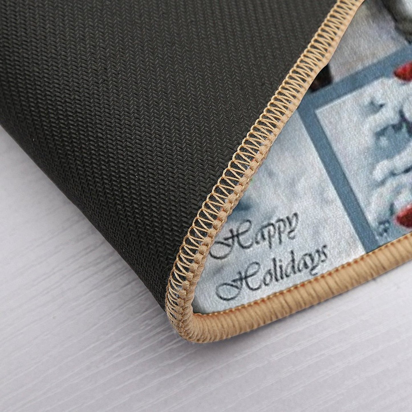 Bearded Collie Christmas Gifts  Anti-Trip Bath Mat