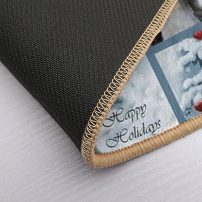 Bearded Collie Christmas Gifts  Anti-Trip Bath Mat