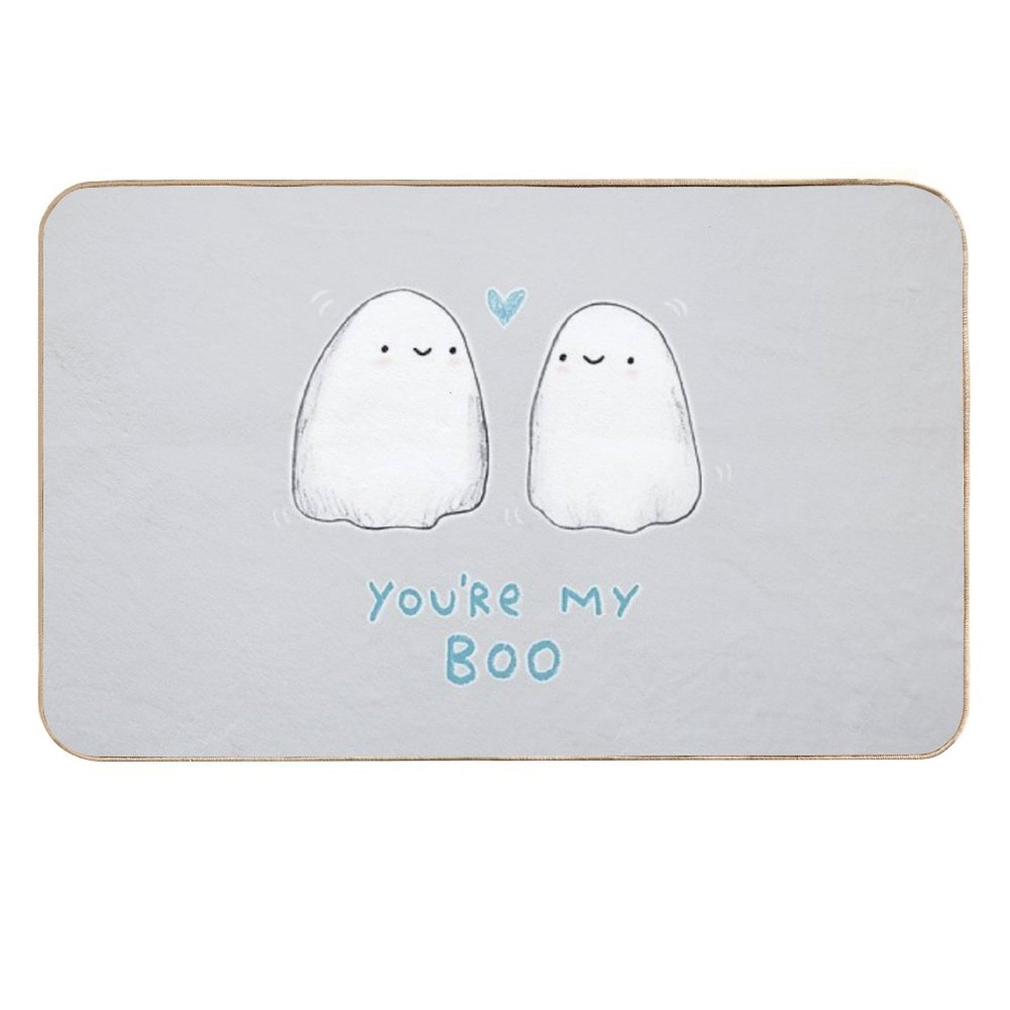 Spooky Love  Easy Maintenance Bath Mat