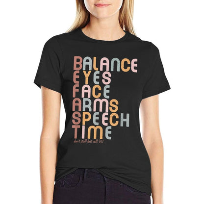 Stroke Awareness Month Red Ribbon Neuro Nurse Stroke Survivo  Heathered Texture T-Shirt