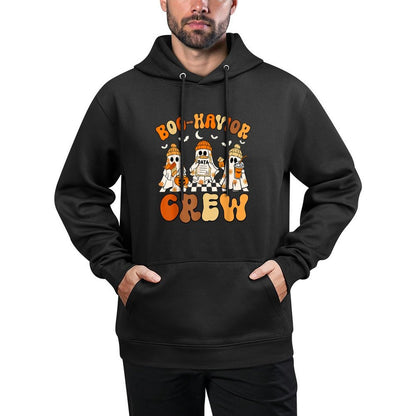 Boo-Havior Crew Behavior Analyst Halloween ABA Colorfast Hoodie