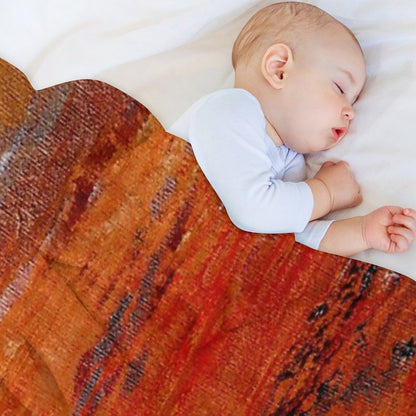 Burnt Travel-friendly Throw Blanket
