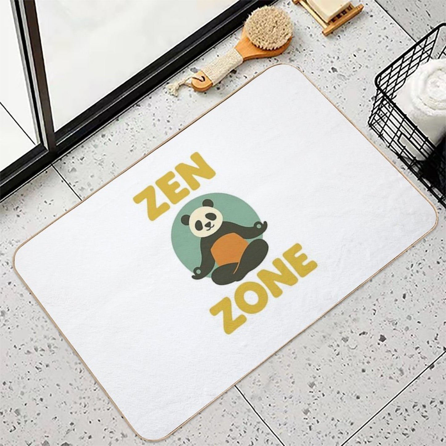 Zen Zone Relax, Meditation, Relaxation  Anti-Trip Bath Mat