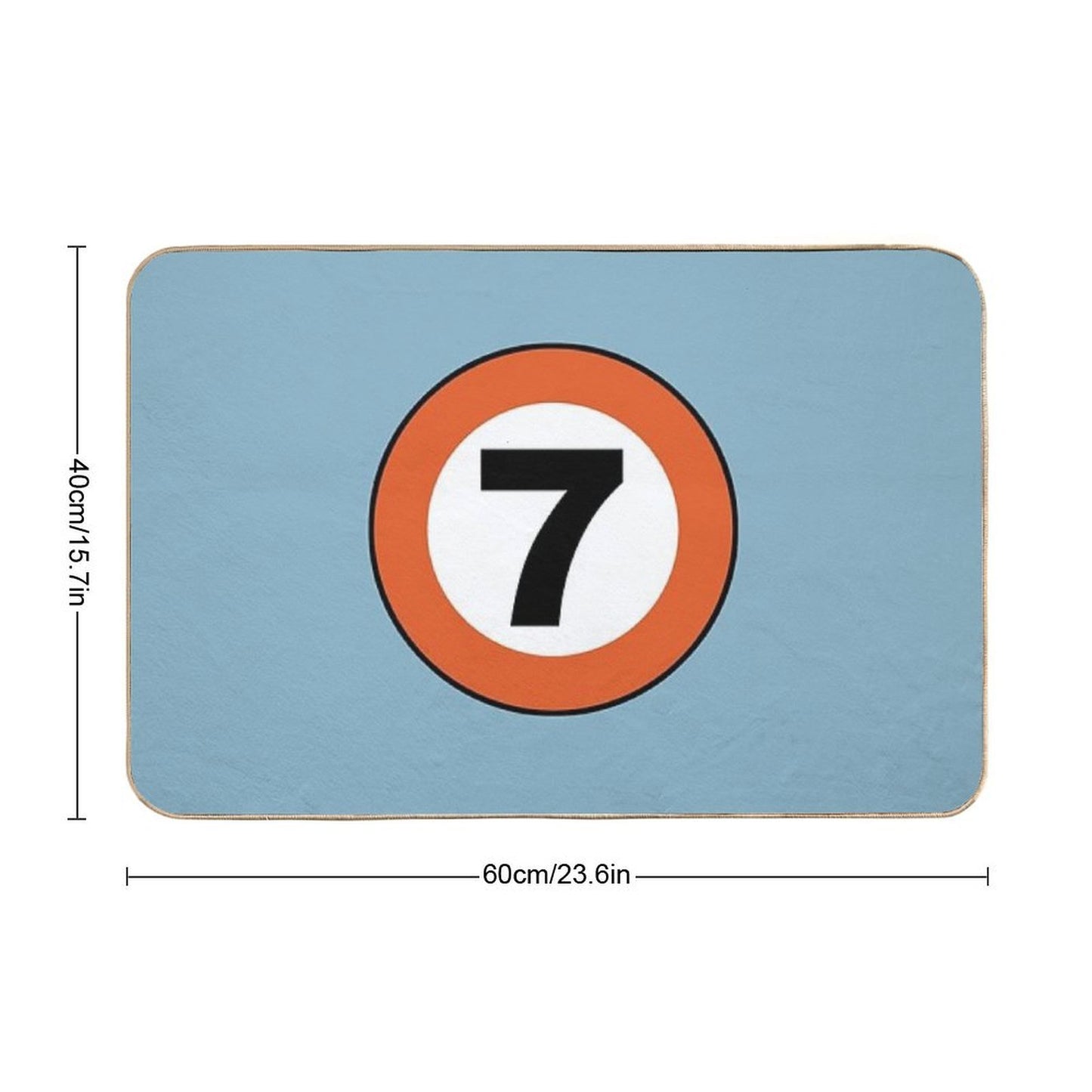 Racing Colours  Anti-Trip Bath Mat