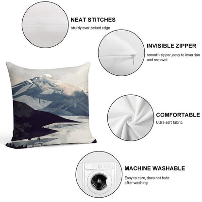 Calming Mountain Soft Ultra-Soft Texture Throw Pillow