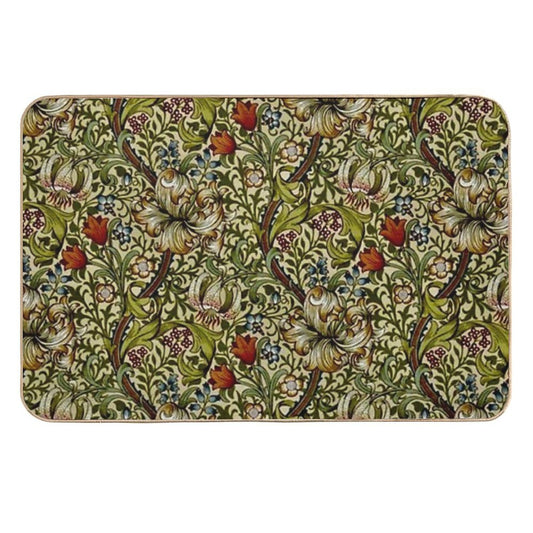William Morris Golden Lily  Easy Maintenance Bath Mat
