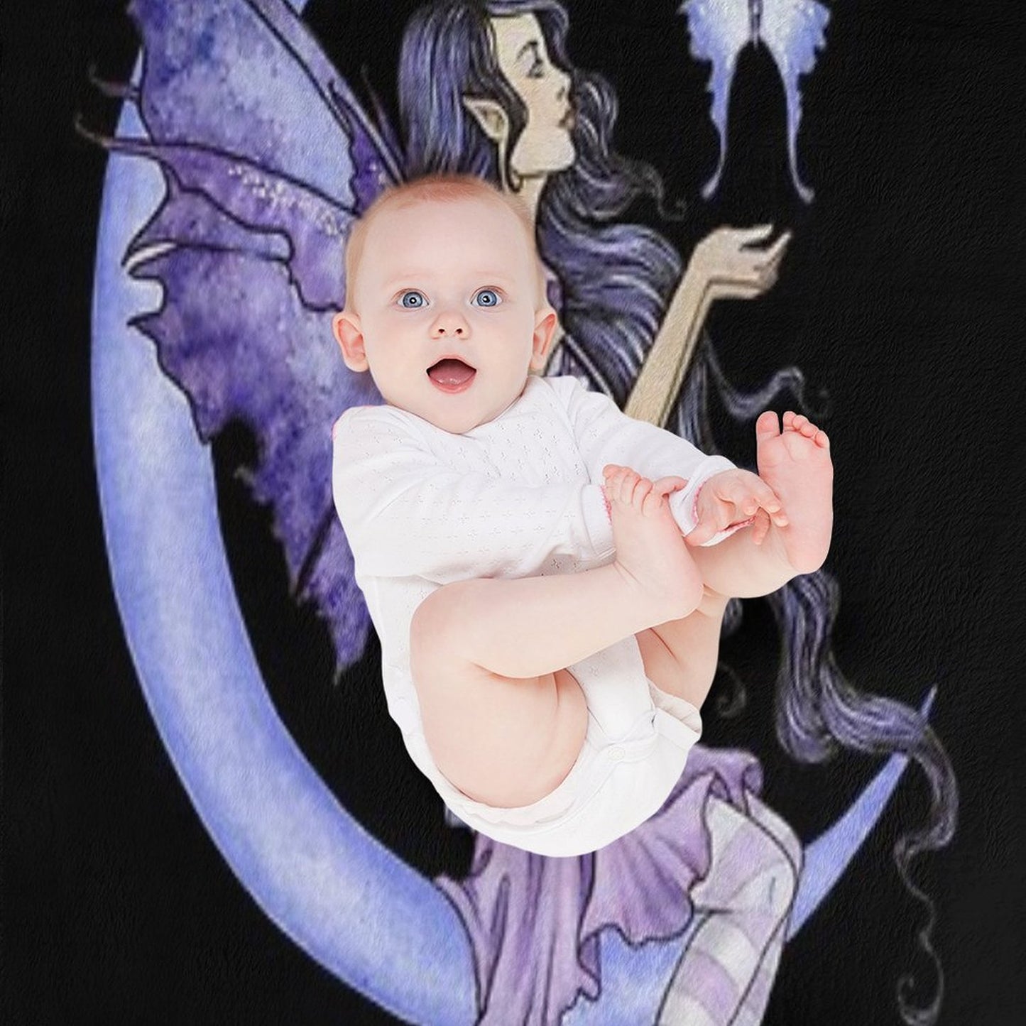 Moon Moth Versatility Throw Blanket