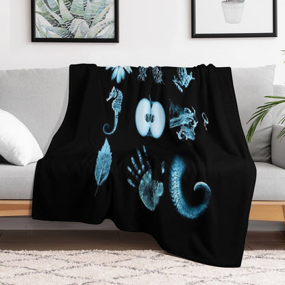 All Nine Glyphs of Fringe Versatility Throw Blanket