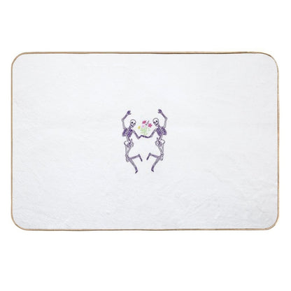 Dancing Skeletons  Rapid-Drying Bath Mat