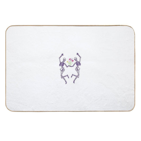 Dancing Skeletons  Rapid-Drying Bath Mat